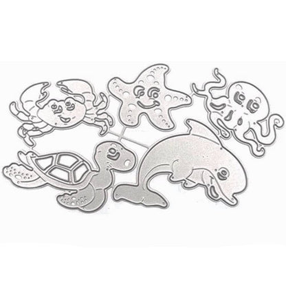 Suaje de Animales Marinos Dados de Corte / Suajes / Troqueles Hobbees