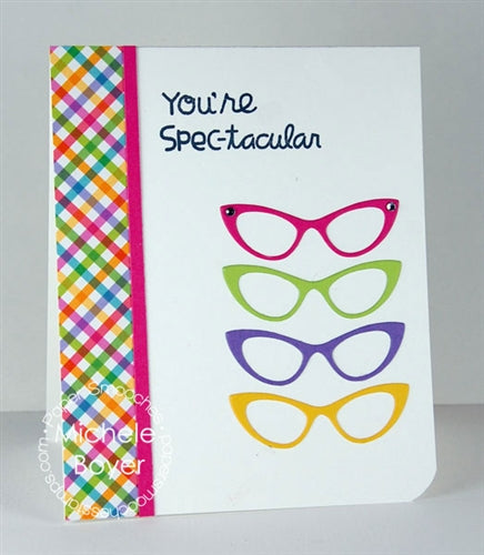 Glasses Wise Die / Suaje de Corte de Lentes Descontinuado Paper Smooches