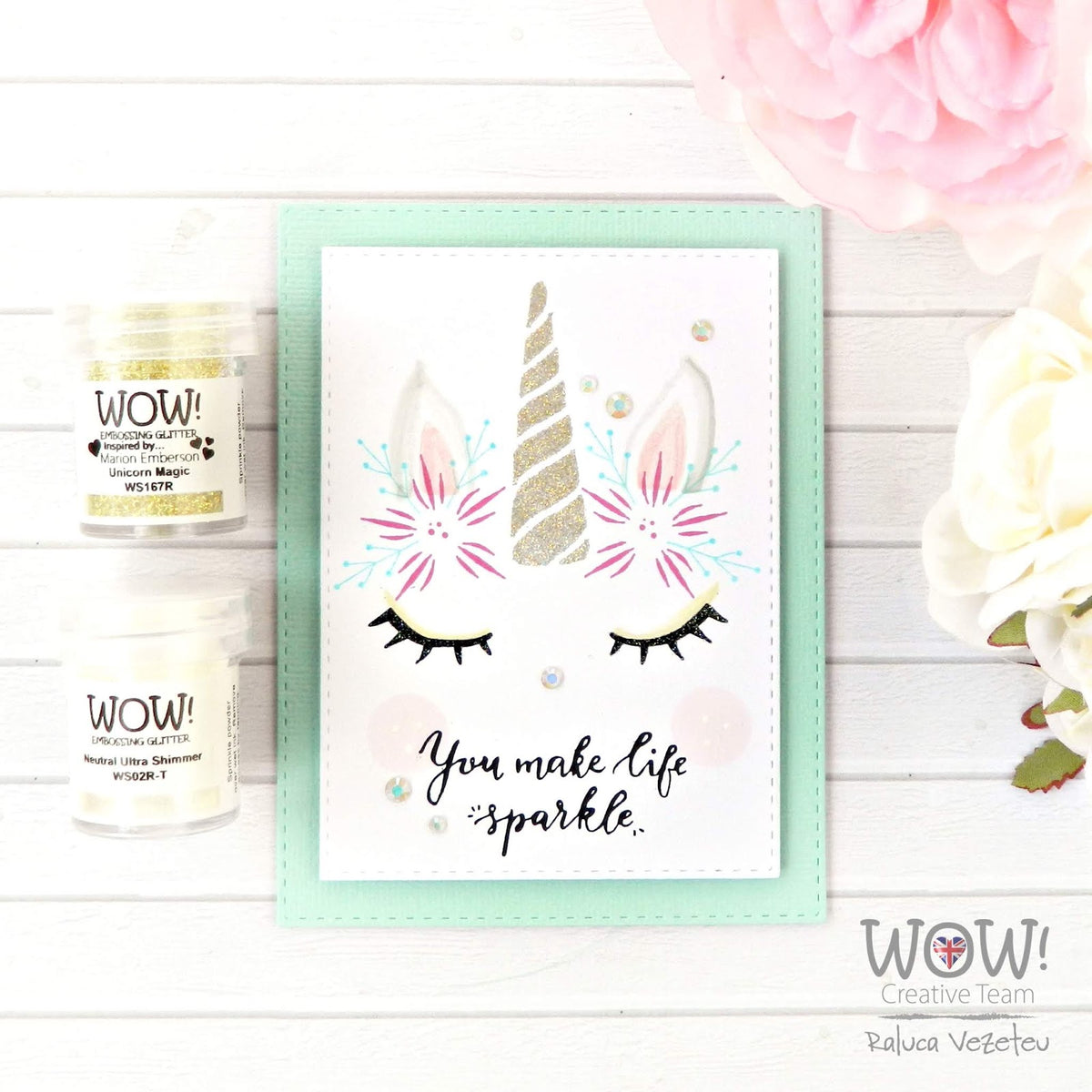 Unicorn Magic Embossing Powder / Polvo de Embossing Unicornio Descontinuado Wow!