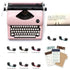 Typecast Typewriter Blush Pink Kit  / Máquina de Escribir Rosa con Extras Descontinuado We R Memory Keepers
