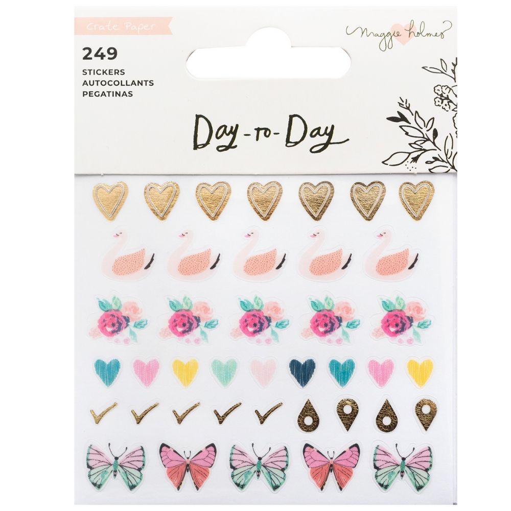 Day-To-Day Planner Mini Sticker Book 3 / Estampas para Agendas Descontinuado Maggie Holmes