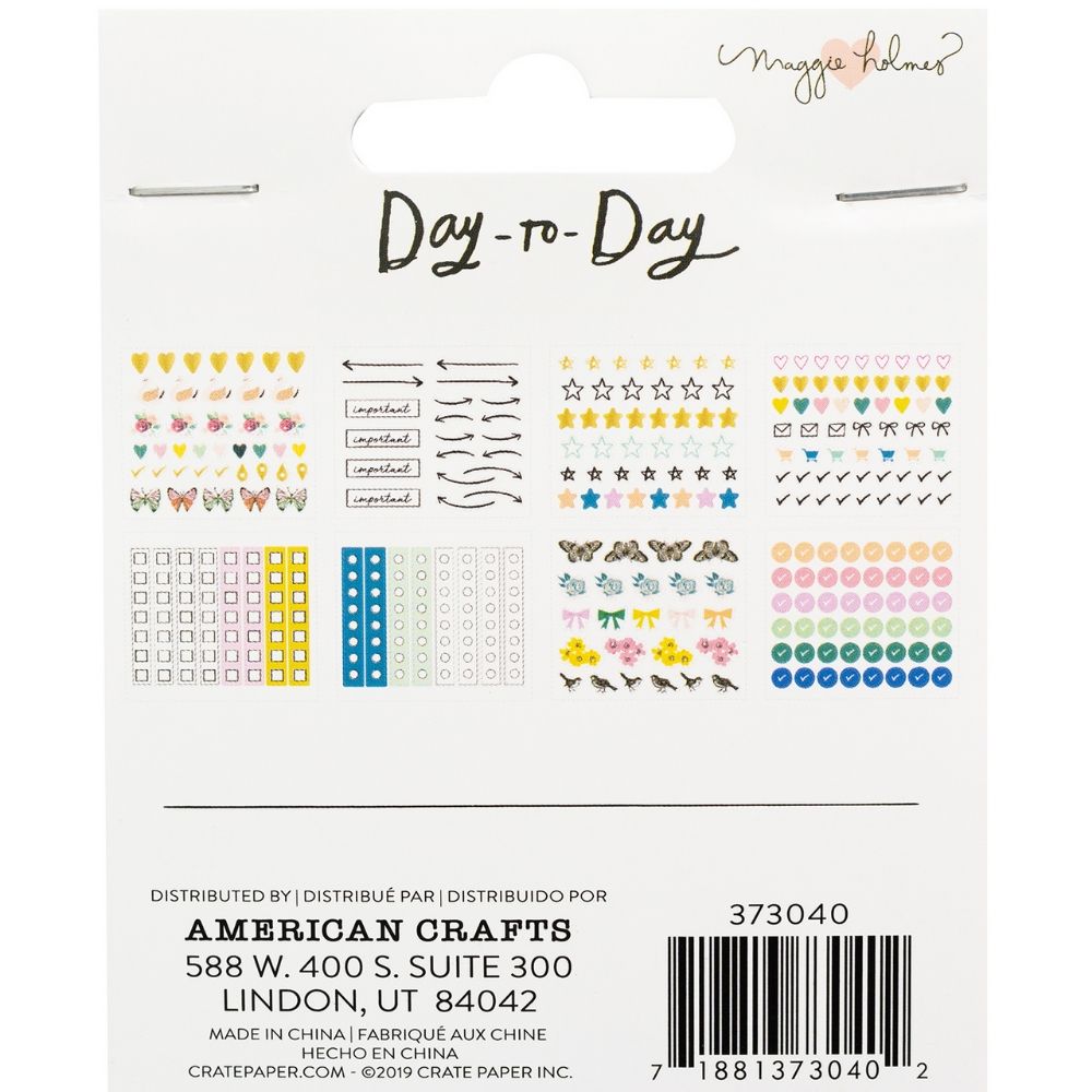 Day-To-Day Planner Mini Sticker Book 3 / Estampas para Agendas Descontinuado Maggie Holmes
