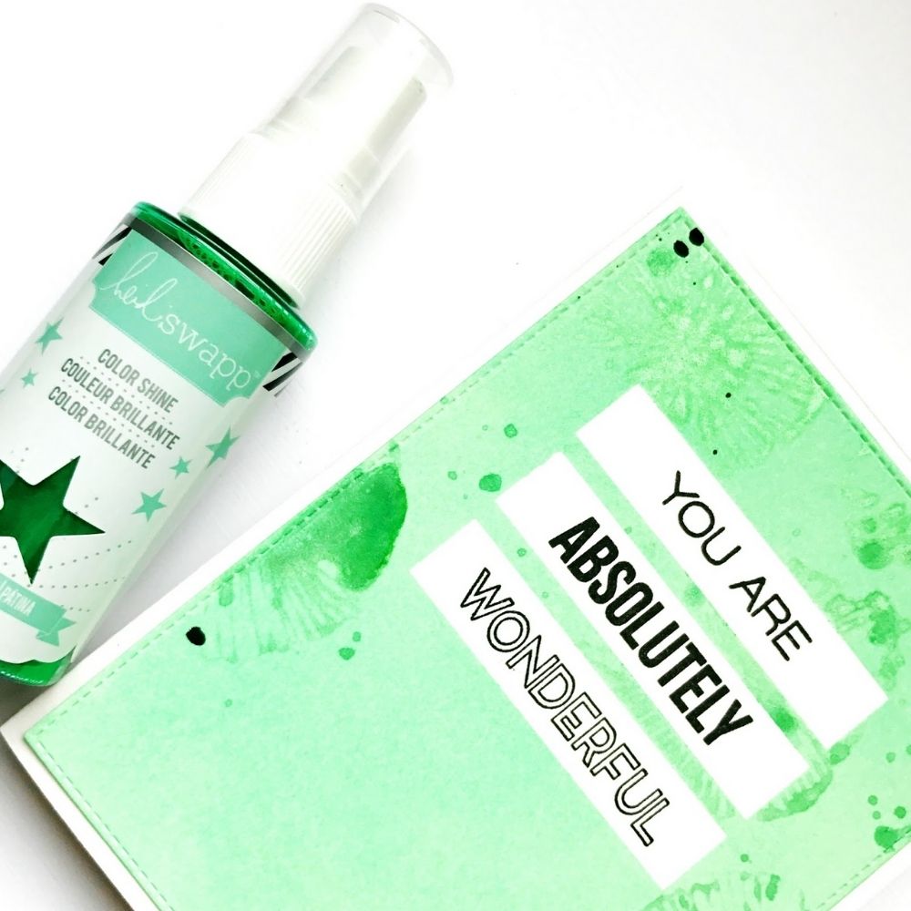Color Shine Pack 4 / Kit de 4 Tintas en Spray con Brillitos Descontinuado Heidi Swapp