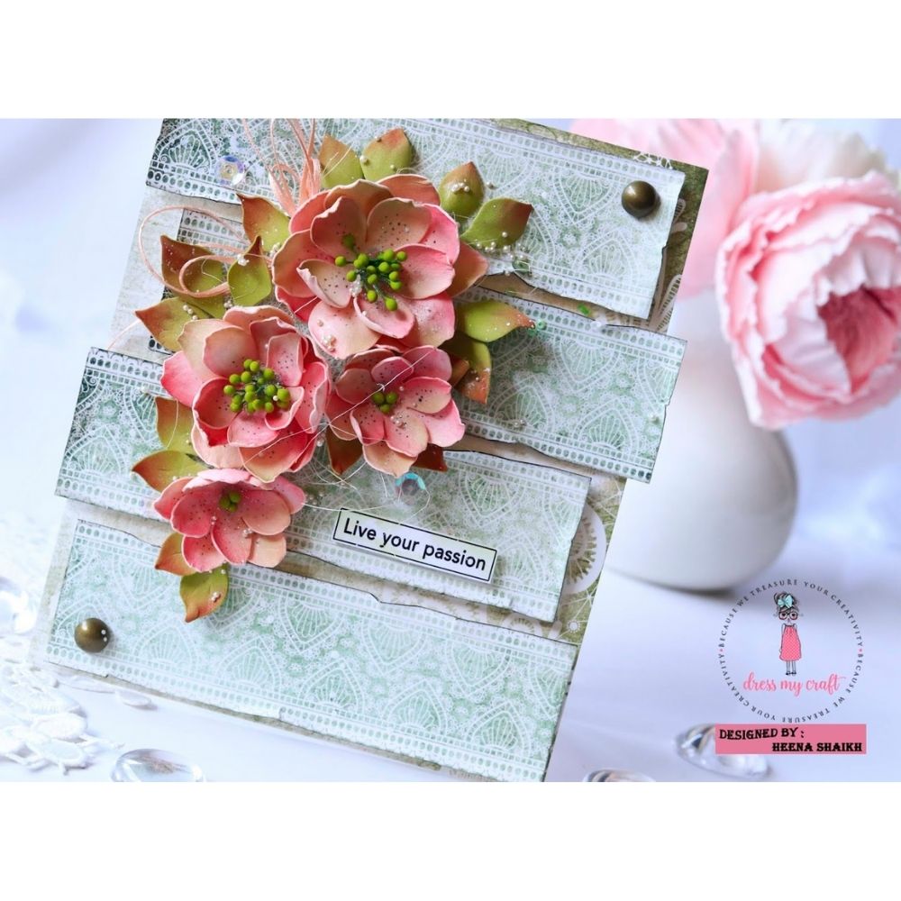 Flower Making Specialty Paper White 120 grs. / Cartulina Oriental Para Flores Acetato y Especializados Dress My Craft