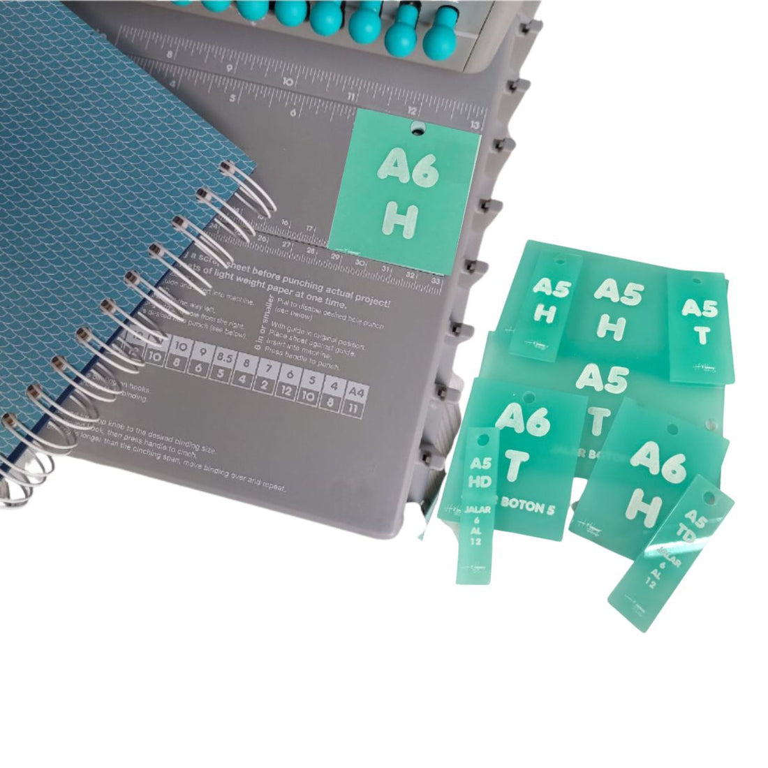 Topes para Cinch Color Aqua Accesorios Hobbees