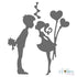Kissing Couple Die / Suaje Pareja Besos Descontinuado Dress My Craft