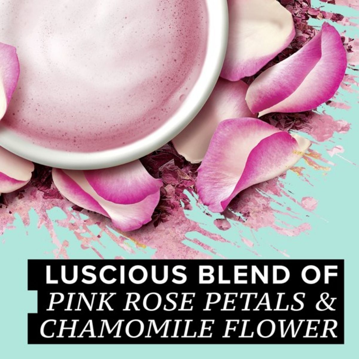 Tazo Rose Pink Latte, Herbal Tea / Concentrado de Té de Rosas Descontinuado Tazo