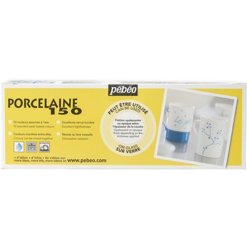 Porcelaine 150 China Paint Set / Pintura Para Porcelana Descontinuado Pebeo