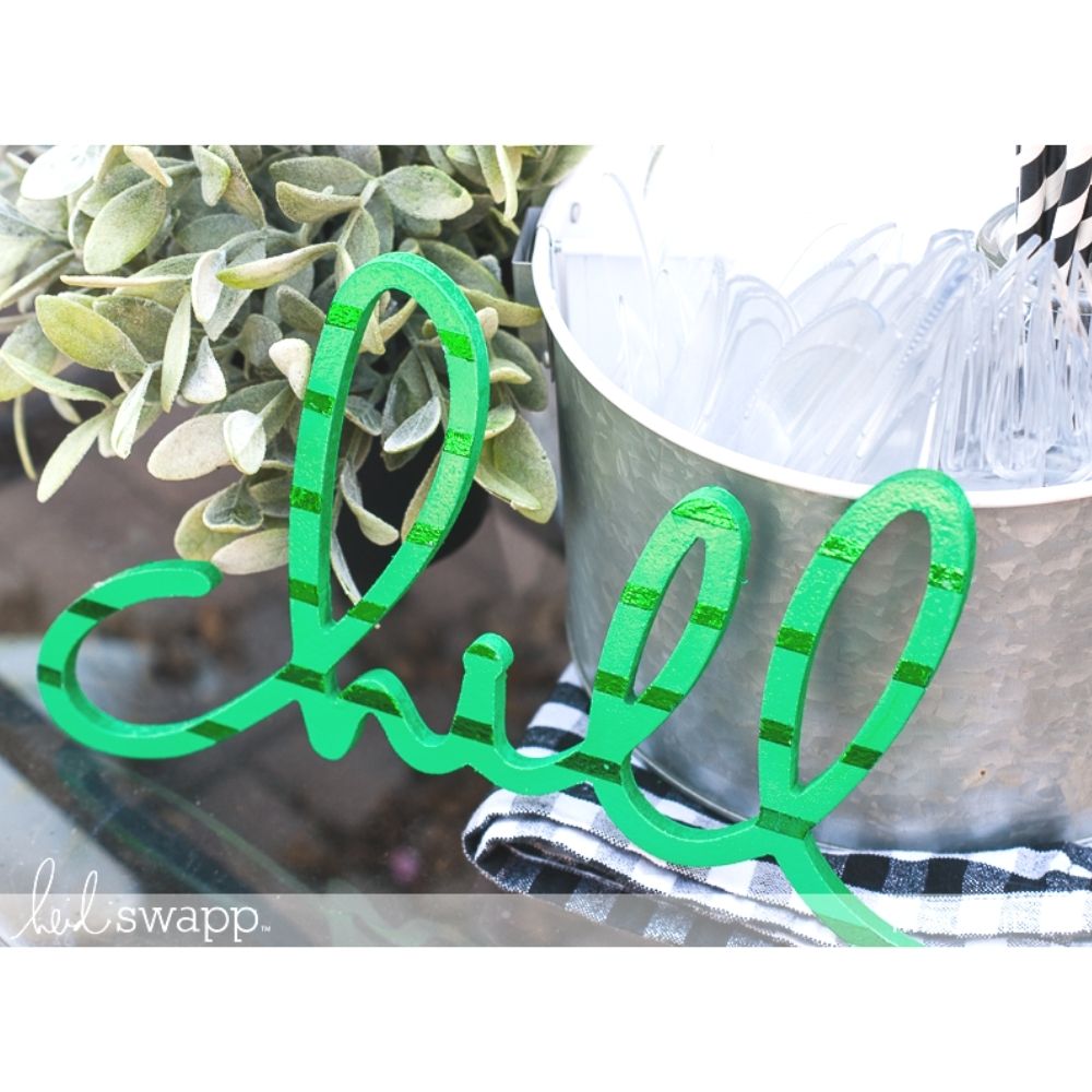 Minc Green Reactive Foil / Rollo de Papel Metalizado Verde Foil Heidi Swapp