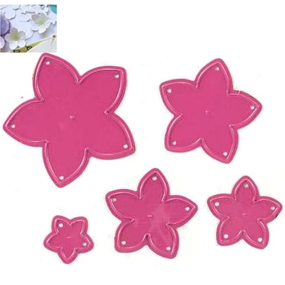 5 Petal Pointed Flower Die / Suaje de Flor de 5 Petalos con Punta Dados de Corte / Suajes / Troqueles Dress My Craft