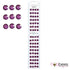 Selfstick Rhinesones / Cristales Autoadhesivos 72 pzas. Adornos / Embellishments Darice