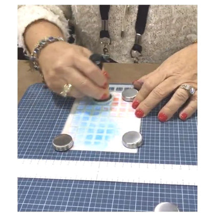 Wendy Vecchi Make Art Stay-tion 7" / Tapete Magnético para Estampar Tapetes, Mats Wendy Vecchi