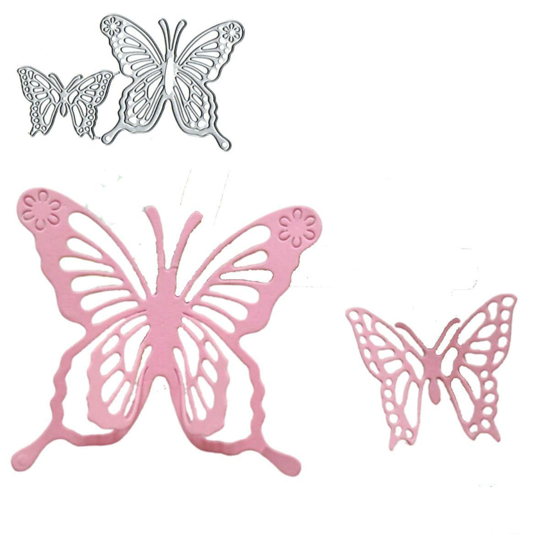 2 Suajes de Mariposas Caladas Dados de Corte / Suajes / Troqueles Hobbees