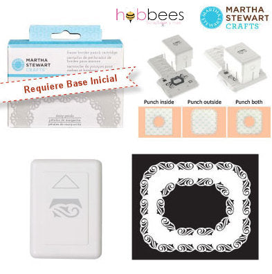 Frame Border Punch Cartridge Flourish Scroll / Cartucho Para Perforadora de Marcos Rollos Florales Descontinuado Martha Stewart