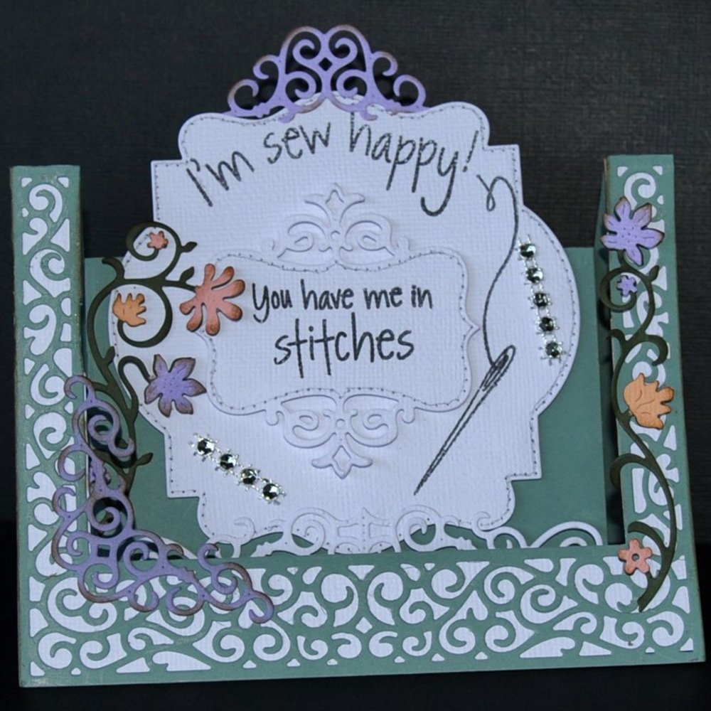 Fancy Step Card Kit / Suaje Kit de Decoración Descontinuado Cheery Lynn Designs