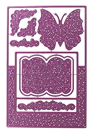 Fancy Step Card Kit / Suaje Kit de Decoración Descontinuado Cheery Lynn Designs