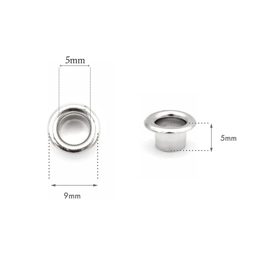 Ojillos Color Plata y Arandelas Adornos / Embellishments Hobbees