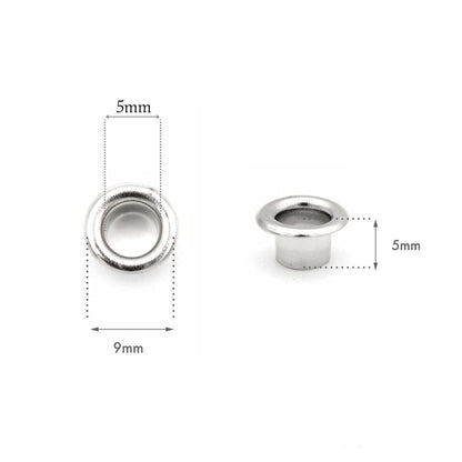 Ojillos Color Plata y Arandelas Adornos / Embellishments Hobbees