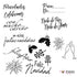 Clear Stamps Frases Festivas / Sellos Acrílicos Frases Festivas en Español Descontinuado Sizzix