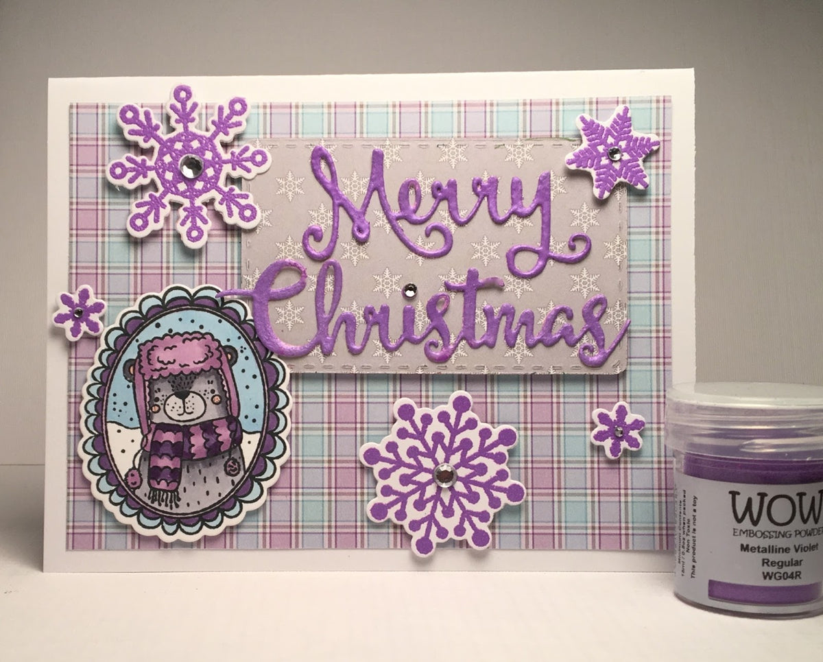 Violet Embossing Powder / Polvo de Embossing Violeta Descontinuado Wow!