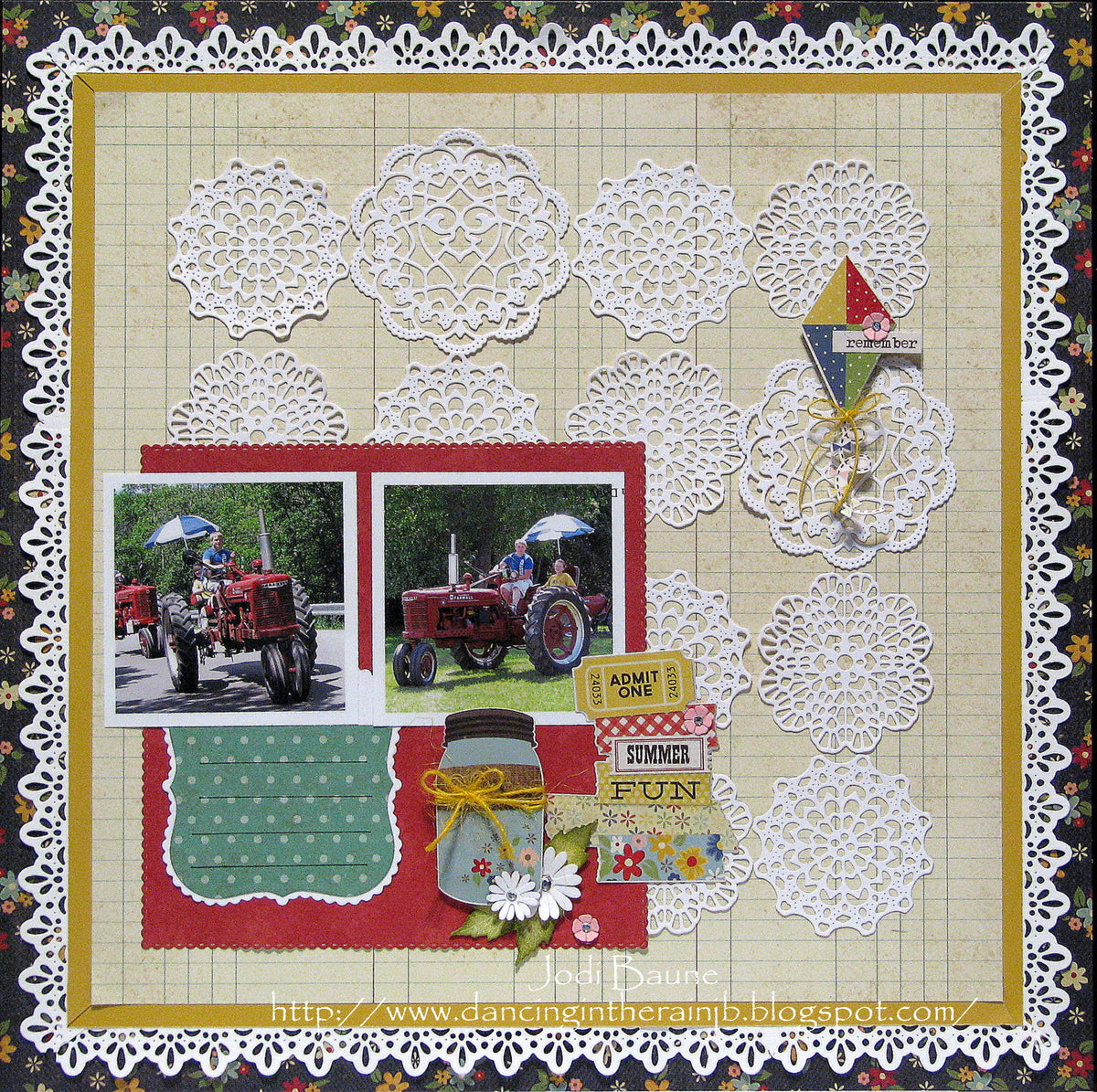 Lady Kate Edger Die / Suaje de Borde Decorado Descontinuado Cheery Lynn Designs