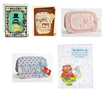 Kit Promocional de 5 Paquetes de Suajes Spellbinders a Precio Especial Descontinuado Spellbinders