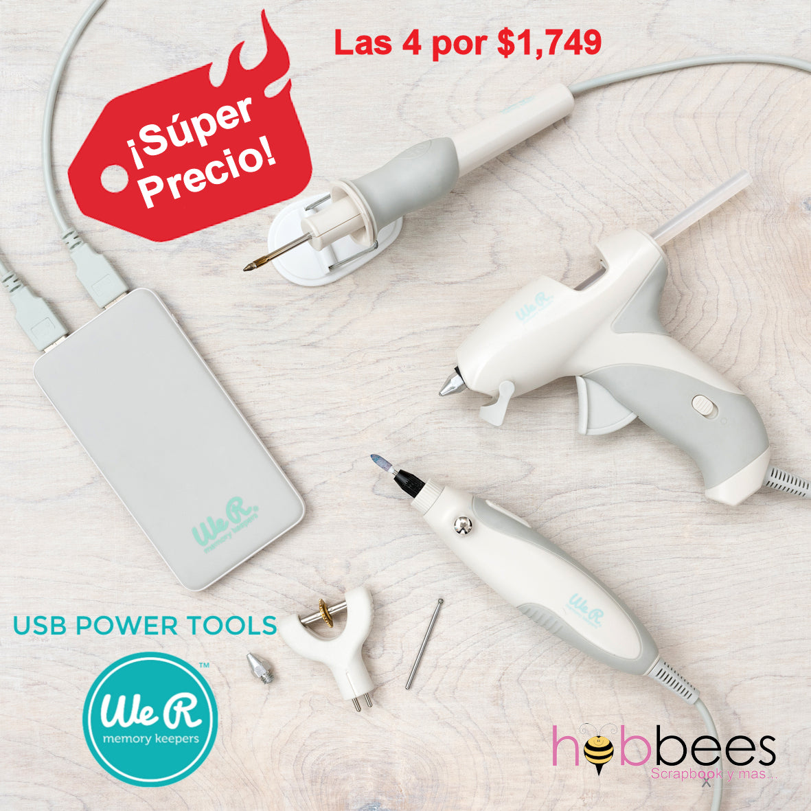 USB POWER TOOLS PROMOCION ESPECIAL Descontinuado We R Memory Keepers