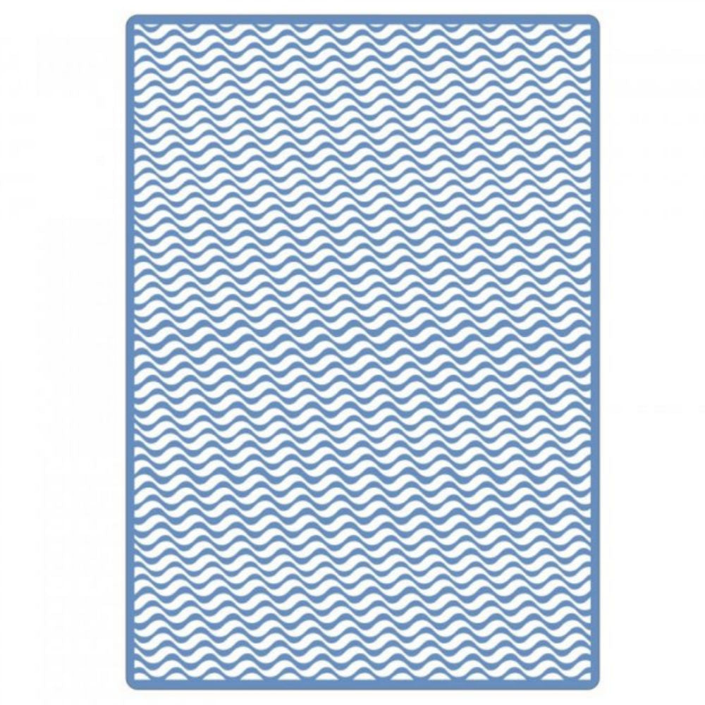 Embossing Plus Waves / Folder de Grabado Plus Olas Descontinuado Sizzix