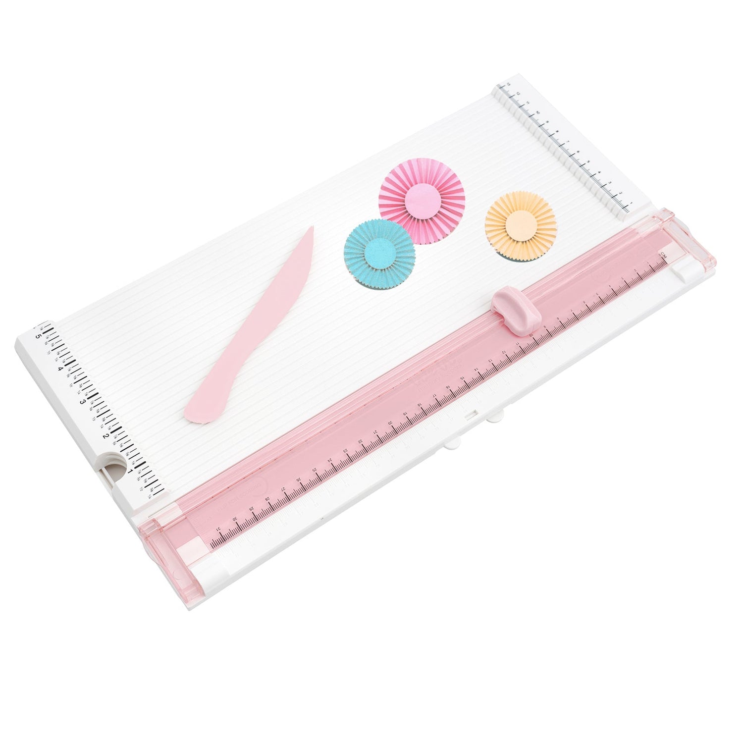 Pink Trim &amp; Score Board / Tabla de Corte y Dobleces Rosa Cortadoras / Guillotinas We R Memory Keepers