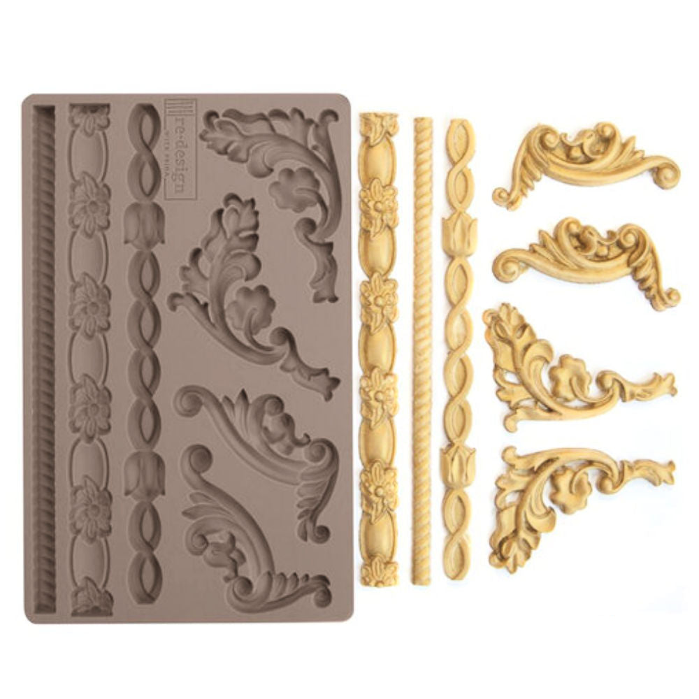 Re-Design Mould Italian Accents / Molde de Silicón Acentos Italianos Herramientas para Modelado Prima Marketing