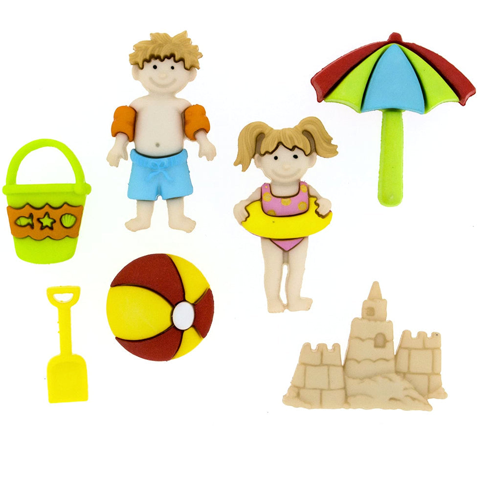 Day At The Beach Embellishments / Adornos de Playa Adornos / Embellishments Dress It Up