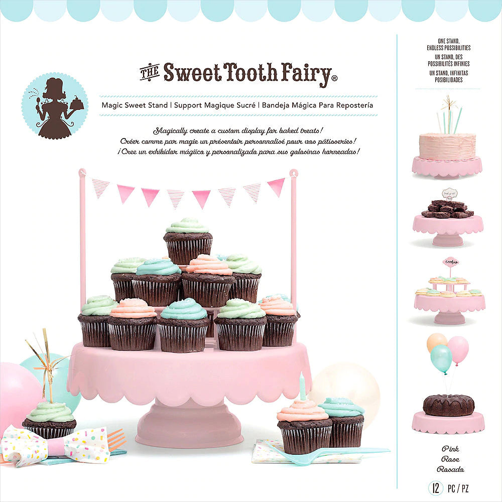 Magic Sweet Stand Pink / Base Mágica Para Repostería Rosa Repostería Sweet Tooth Fairy
