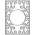 Suaje de corte de Marco Decorativo / Rectangle with round frame Die Dados de Corte / Suajes / Troqueles Joy Crafts