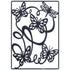 Butterfly Stencil / Plantilla de Mariposa Esténciles / Plantillas Lin & Lene Design