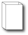 Tall Shopping Bag Die / Suaje de Corte de Caja de Compra Descontinuado Memory Box