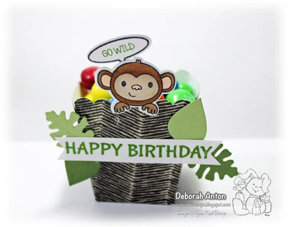 Mini Popcorn Box Die / Suaje de Mini Caja de Palomitas Descontinuado Your Next Stamp