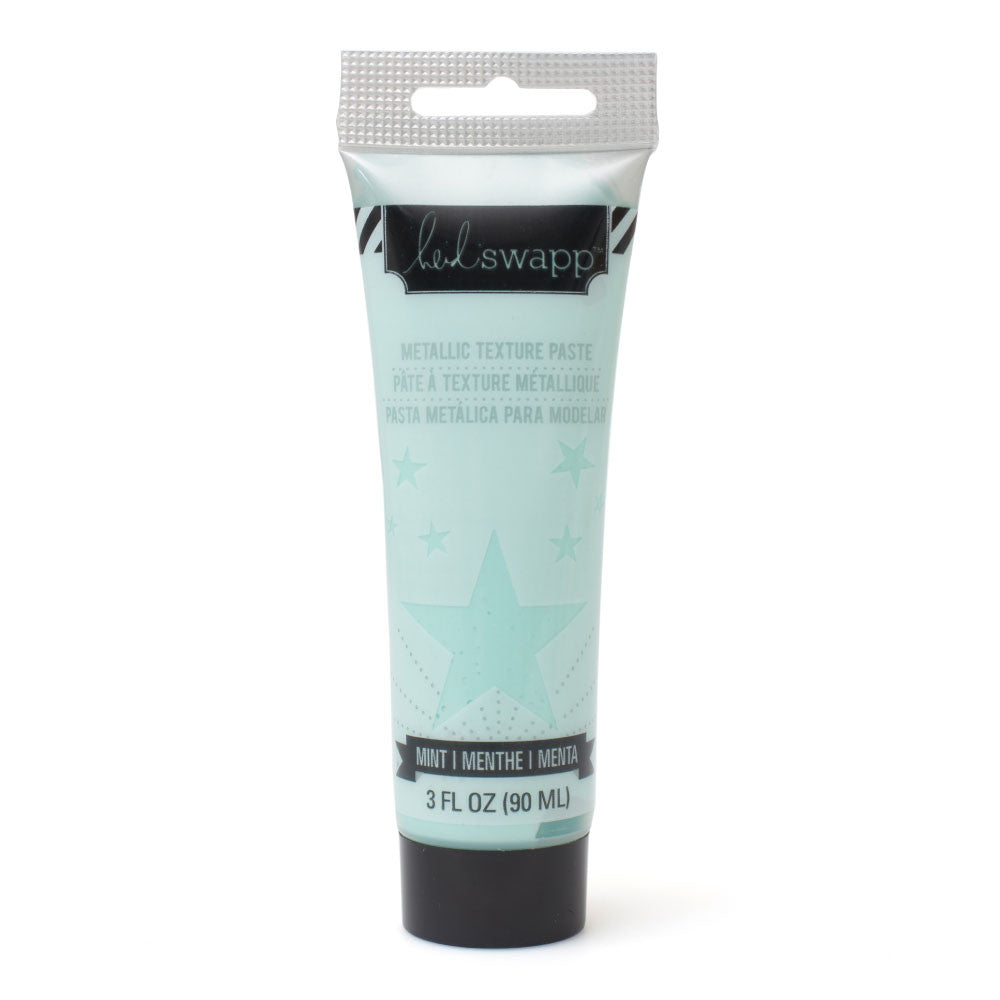 Mint Metallic Texture Paste / Pasta Metálica para Modelar Color Menta Descontinuado Heidi Swapp