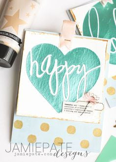 Mint Metallic Texture Paste / Pasta Metálica para Modelar Color Menta Descontinuado Heidi Swapp