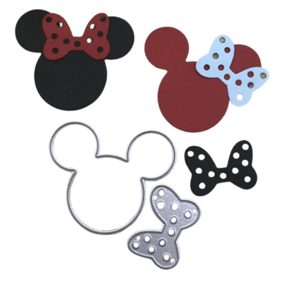 Suaje de Mickey y Minnie Dados de Corte / Suajes / Troqueles Hobbees