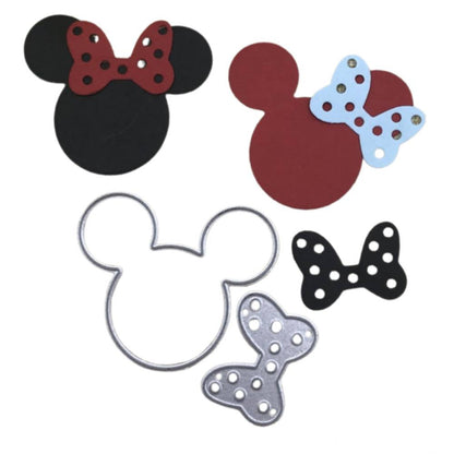 Suaje de Mickey y Minnie Dados de Corte / Suajes / Troqueles Hobbees