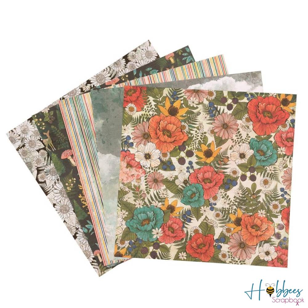 Fernwood Paper Pad 12 x 12" / Block de Papel Estampado Papel Vicki Boutin