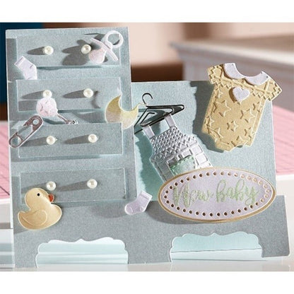 Baby Accessories Die / Suaje de Corte de Bebés Descontinuado Crafter&