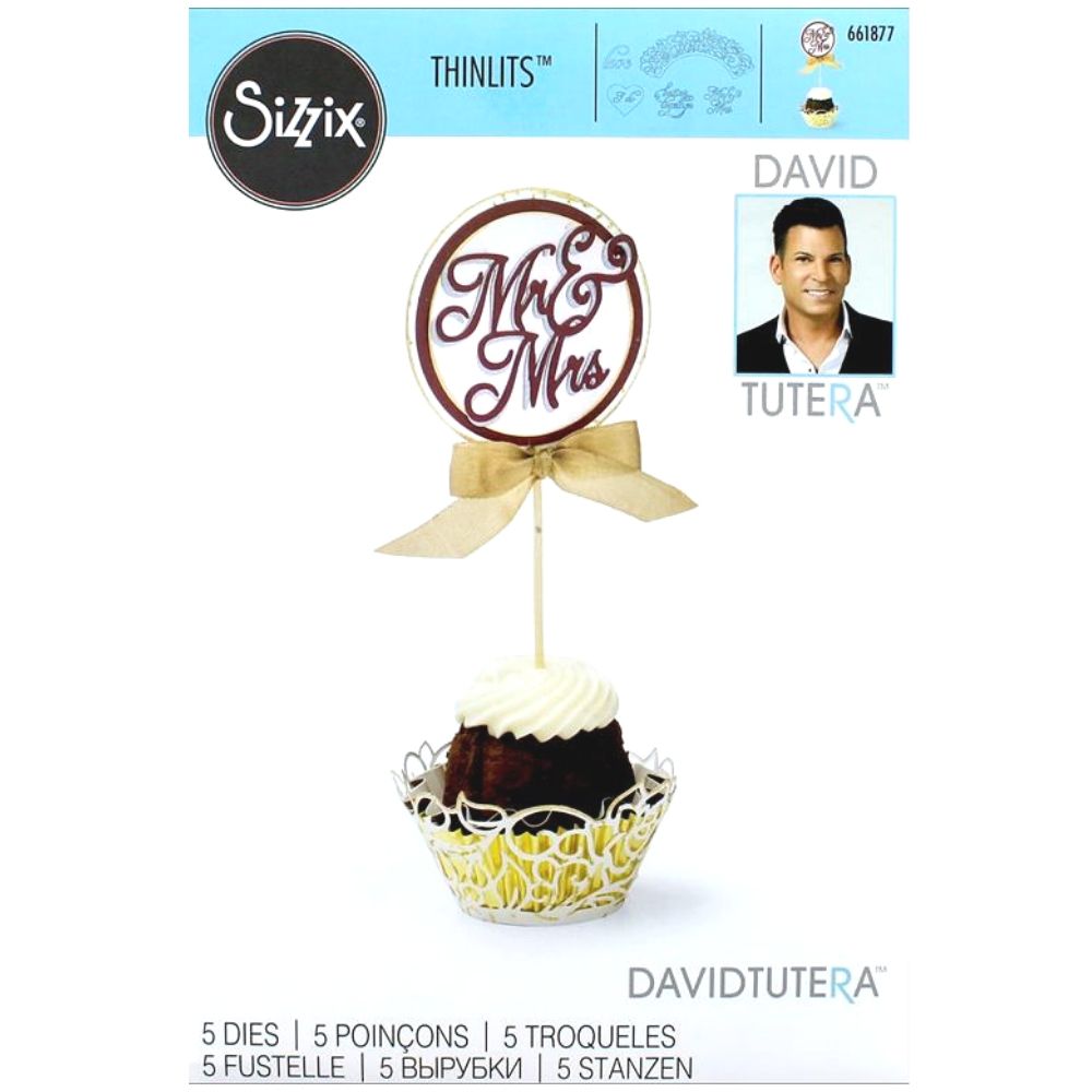 Thinlits Cupcake Wrapper &amp; Toppers Dies / Suaje Cubre Cupcake y Topper Descontinuado Sizzix