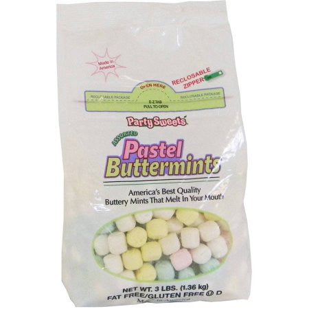 Pastel Buttermints / Dulces de Menta de Colores Descontinuado Party Sweets