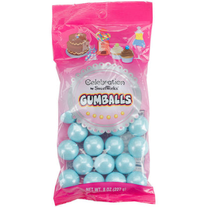 Powder Blue Gumballs Celebration / Goma de Mascar Azul Metálico Descontinuado Sweet Works