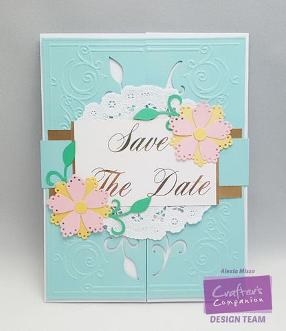 Embossalicious Regency Frame 8" x 8" / Folder de Grabado Grande Marco Decorado Folders de Grabado Crafter&