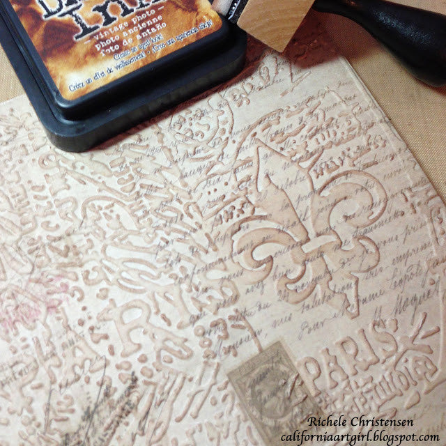 Tim Holtz Eiffel Tower &amp; French Script / 2 Folders de Grabado Torre Eiffel y Letras Descontinuado Tim Holtz