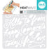 Heatwave Stencil Script / Estencil Letras Script Esténciles / Plantillas We R Memory Keepers