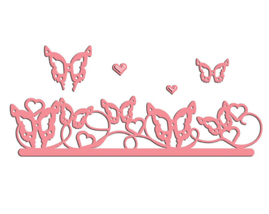 Butterfly Border Dies / Suajes de Corte de Orilla de Mariposa Descontinuado LDRS Creative