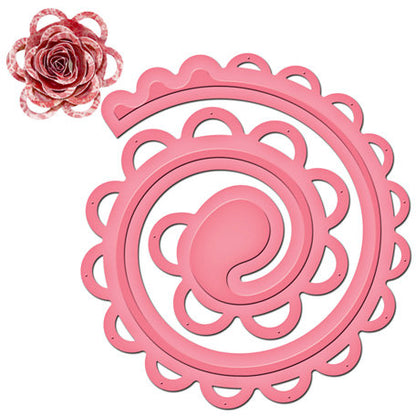 Spiral Blossom Two Die and Emboss / Suaje y Realce Espiral de Flor Descontinuado Spellbinders